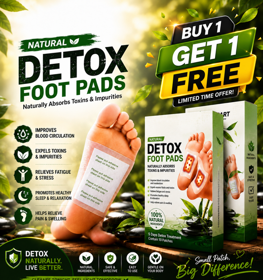 💥Buy1Get1 Free💥 Detox Foot Patch Natural ingredients {Pack of 20}